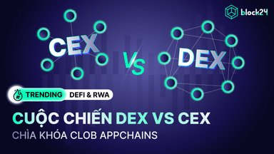 CLOB Appchains: Chìa khóa để DEX cạnh tranh sòng phẳng với CEX